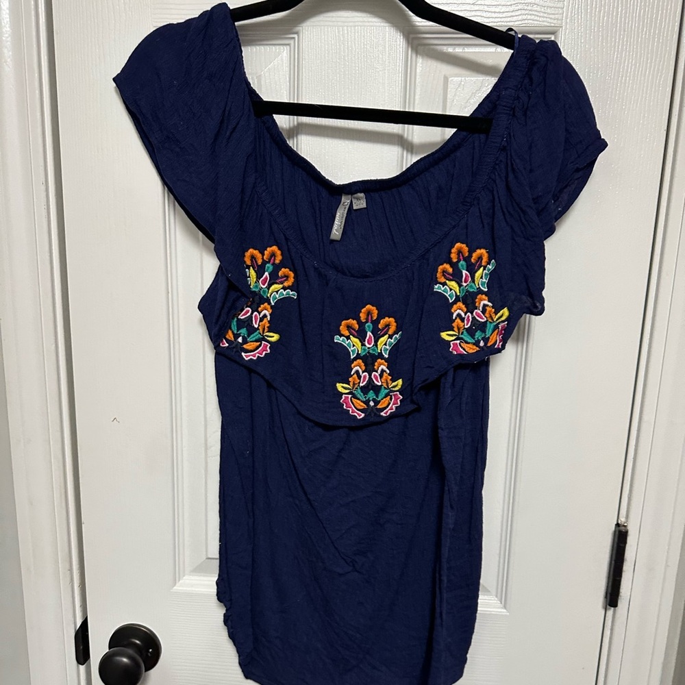 Navy Blouse